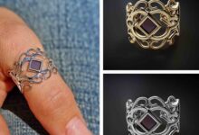 Bible with Rings Featuring Embedded New Testament Inside from Nano Jewelry