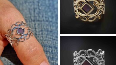 Bible with Rings Featuring Embedded New Testament Inside from Nano Jewelry